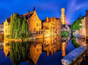 The Bruges historical Old Town, Belgium, an UNESCO World Culture Heritage site - GlobePhotos - royalty free stock images