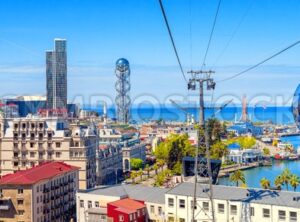 Batumi city, Georgia, panoramic view of the skyline and port - GlobePhotos - royalty free stock images