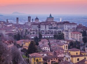 Bergamo historical Old Town, Lombardy, Italy - GlobePhotos - royalty free stock images