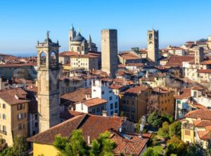 Bergamo historical Old Town, Lombardy, Italy - GlobePhotos - royalty free stock images