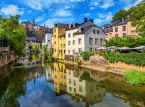 Luxembourg city, the capital of Grand Duchy of Luxembourg - GlobePhotos - royalty free stock images