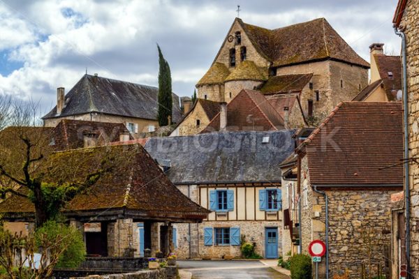 Creysse, a typical french village in Haut Quercy, Lot department, Martel, France - GlobePhotos - royalty free stock images