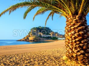 Tossa de Mar, a popular resort town on Costa Brava, Spain - GlobePhotos - royalty free stock images