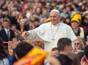 Pope Francis I greets prayers in Vatican City, Rome, Italy - GlobePhotos - royalty free stock images