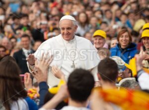 Pope Francis I greets prayers in Vatican City, Rome, Italy - GlobePhotos - royalty free stock images