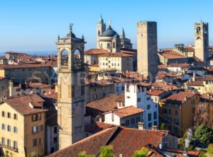 Bergamo historical Old Town, Lombardy, Italy