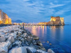 Castel dell Ovo (Egg castle) in Naples, Italy - GlobePhotos - royalty free stock images