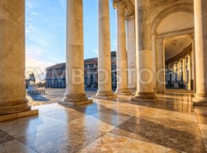 Piazza del Plebiscito square, Naples, Italy - GlobePhotos - royalty free stock images