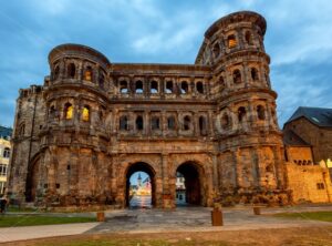 Porta Nigra, an ancient roman gate in Trier, Germany