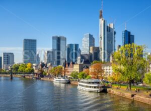 Skyline of Frankfurt am Main, Germany