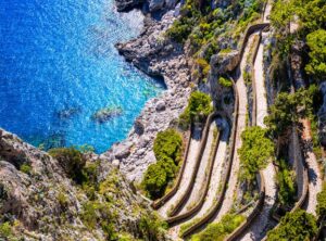 Via Krupps, Capri island, Italy - GlobePhotos - royalty free stock images