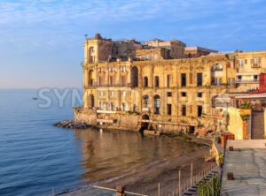 Villa Donn’Anna palace in Naples, Italy