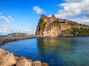 Aragonese Castle on Ischia island, Italy - GlobePhotos - royalty free stock images