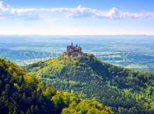 Burg Hohenzollern castle, Black forest, Germany