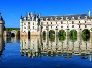 Chenonceau castle in Loir valley, France