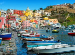 Marina di Corricella, Procida island, Naples, Italy