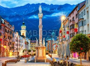 Innsbruck Old town, Tyrol, Austria - GlobePhotos - royalty free stock images