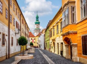 Sopron historical Old town, Hungary