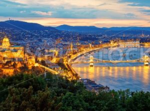Budapest city and Danube river, Hungary
