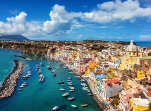 Procida island in Mediterranean sea, Naples, Italy