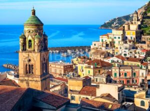 Amalfi Old town on Amalfi coast, Sorrentine peninsula, Italy