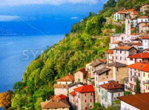 Careno village on Lake Como, Lombardy, Italy