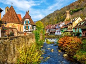 Kaysersberg in Alsace, one of the most beautiful villages of France