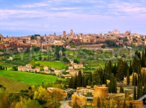 Ancient hilltop town Orvieto, Umbria, Italy