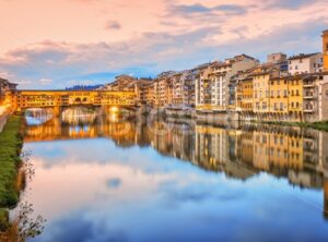 Arno river in Florence Old town, Italy