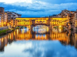 Ponte Vecchio bridge in Florence, Italy