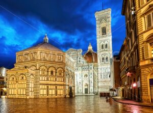 Santa Maria del Fiore cathedral in Florence, Italy