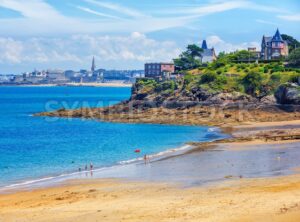 Atlantic Emerald coast by St Malo, Brittany, France