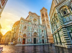 Cathedral of Florence in Piazza del Duomo, Florence, Italy