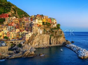 Manarola, Italy, a picturesque village in Cinque Terre