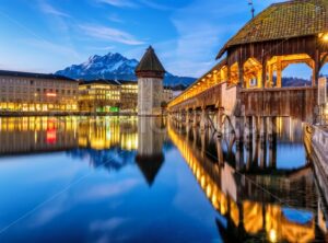 Historical Old town of Lucerne, Switzerland