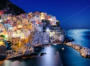 Manarola town in Cinque Terre, Italy