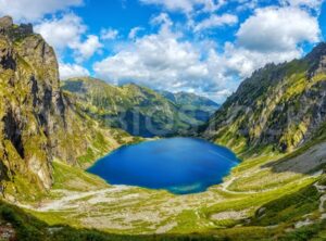 Morskie Oko lake in polish Tatra Mountains, Poland - GlobePhotos - royalty free stock images