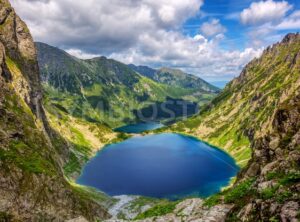 Morskie Oko lake in the Tatra Mountains, Poland - GlobePhotos - royalty free stock images
