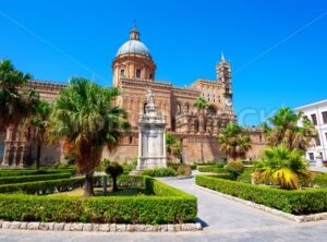 Palermo Cathedral in Palermo city, Sicily, Italy