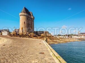 Solidor tower in St Malo, Brittany, France