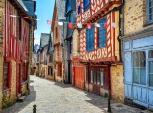 Vitre historical Old town, Brittany, France