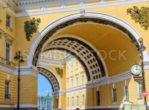 Archs leading to the Winter Palace, Sain Petersburg, Russia - GlobePhotos - royalty free stock images