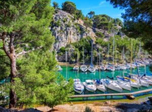 Calanque de Port Miou in Cassis, Provence, France