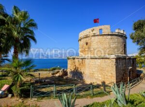 Hidirlik Tower in Antalya, Turkey