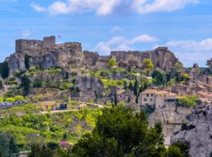 Les Baux-de-Provence village and castle, Provence, France