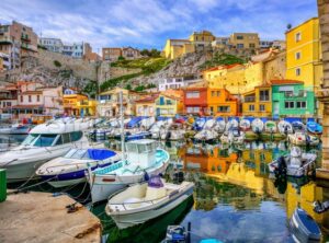 Marseilles old fishing port, Provence, France