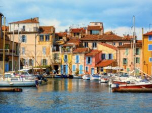 Small harbour in Martigues city, Provence, France