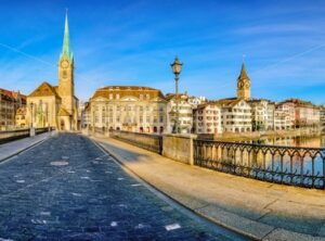 Panoramic view of Zurich city, Switzerland - GlobePhotos - royalty free stock images