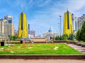 Nur-Sultan Astana city center, Kazakhstan - GlobePhotos - royalty free stock images