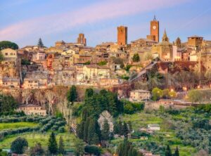 Orvieto historical hilltop Old town, Italy - GlobePhotos - royalty free stock images